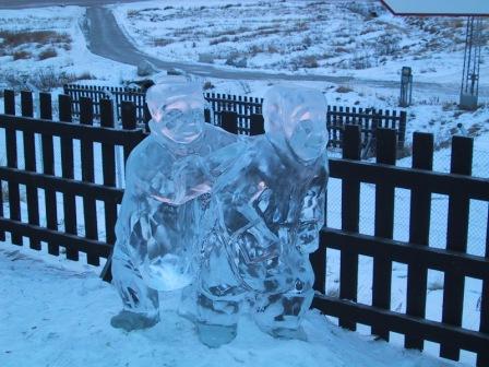 Isskulptur i Kangerlussuaq